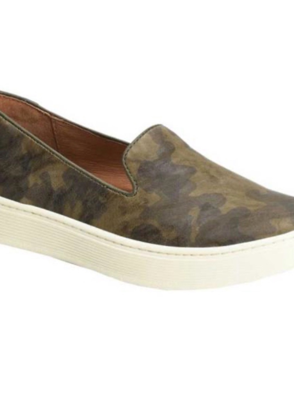 Sofft Somers Olive Camo Slip-On Sneakers